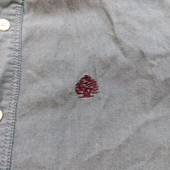 Springfield The Casual Corner Mens Button Up Shirt Size Medium Blue Custom Fit. - Picture 3 of 6